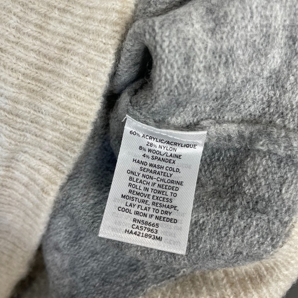 Halogen x Atlantic-Pacific Gray Pullover Sweater - Picture 5 of 6